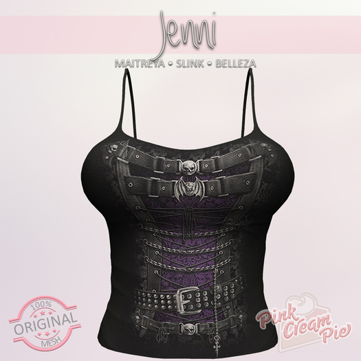 !PCP :: Jenni Tank [Gothic Corset]