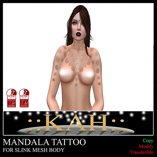 ::KAH:: Slink Mandala Tattoo [Boxed]