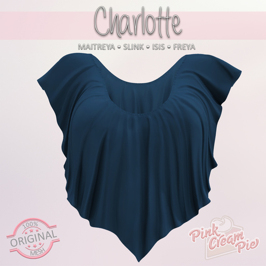 !PCP! :: Charlotte Shirt [Navy Blue]