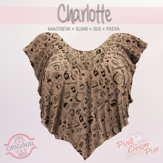 !PCP! :: Charlotte Shirt [Coffee Time]