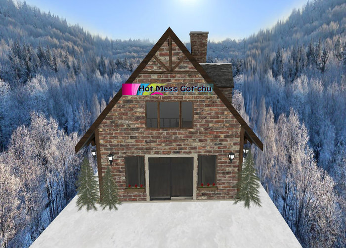 Bee designs Christmas Cabin Gacha Cabin RARE