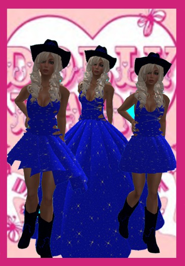 Glitter Blue skirt Cowgirl Up