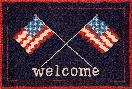 Rug - Welcome Flags - Rectangular (MESH)