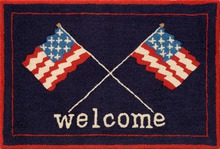 Rug - Welcome Flags - Rectangular (MESH)