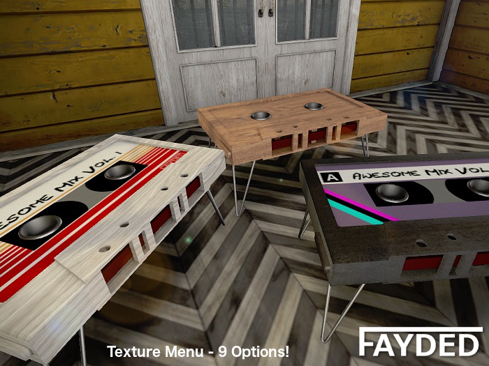 FAYDED - 80s Cassette Table [boxed]