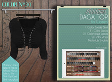 Addams "Daga" Mesh Shirt for Maitreya, Belleza, Slink #30