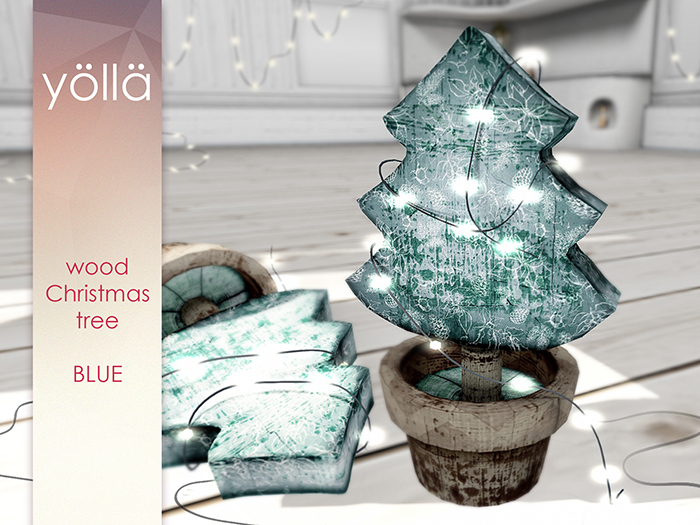 YOLLA Christmas tree blue