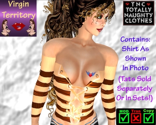 Virgin Territory Top 3D Pure Orange