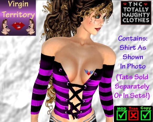 Virgin Territory Top 3D Violet