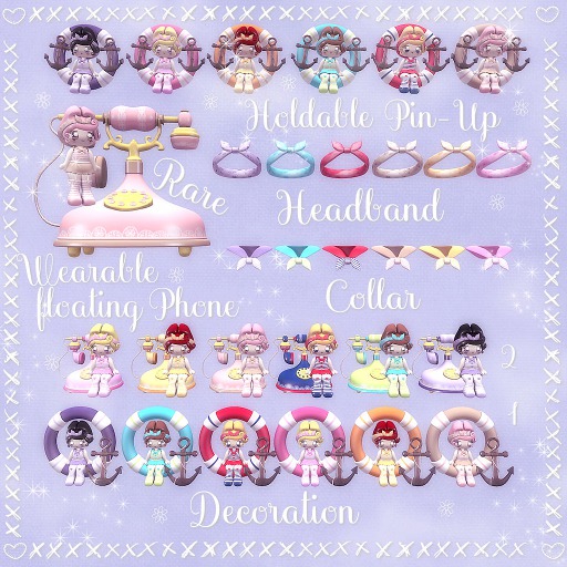 * Lil Pin Up *  Purple Cuddle doll