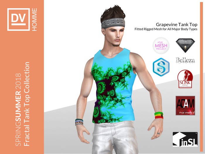 DV HOMME Grapevine Tank Top