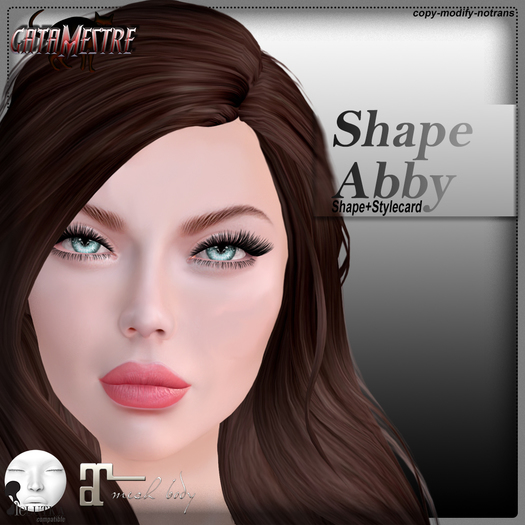 ::GATAMESTRE:: Shape Abby - for Lelutka