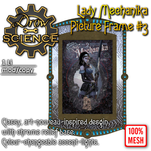 Lady Mechanika Picture Frame