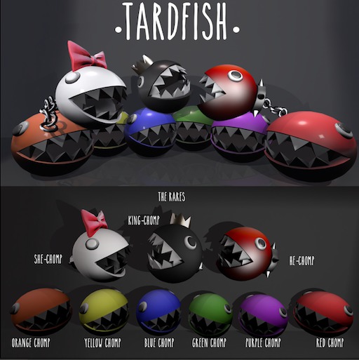 .TARDFISH. ChompChomp Tail Yellow [Common] Boxed