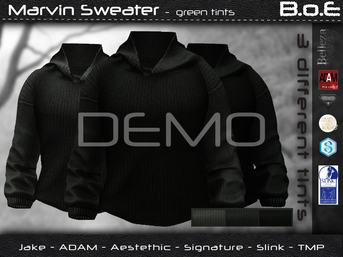 B.o.E - DEMO - Marvin Sweater - green