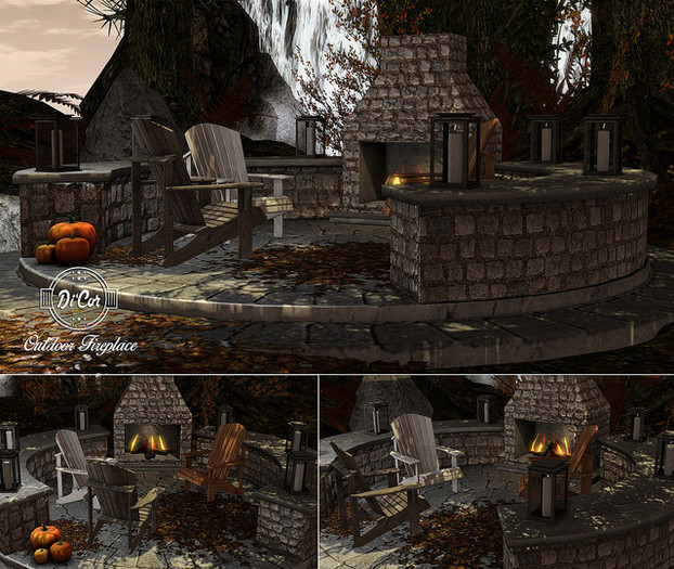 Di'Cor Outdoor Fireplace