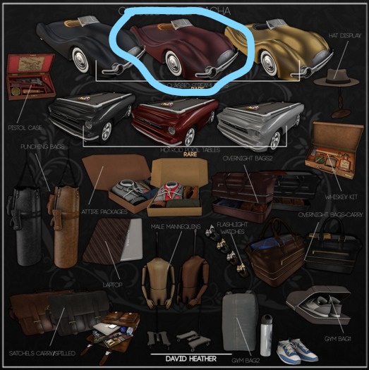 David Heather-Classic Streamliner-Rez HUD/Burgandy RARE