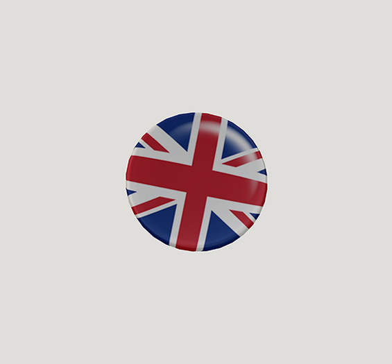 Sway's PinButton [Flag] UK RARE