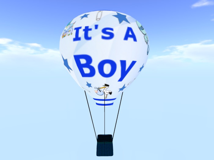 "Boy" Hot Air Balloon