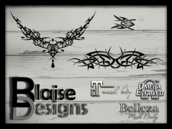 *BD* Tribal Set Tattoo