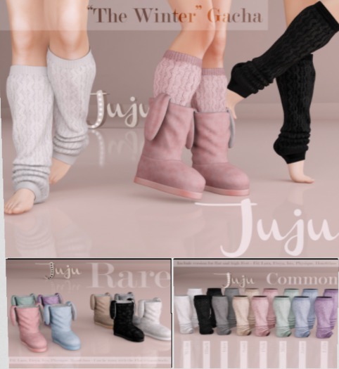 [Juju] The Winter Leg Warmer Sand COMMON