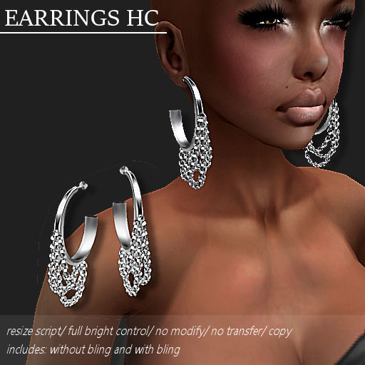 [DEMO] EARRING HC PLATINUM     -RYCA-