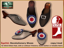 DEMO Bliensen + MaiTai - Egalite - reviolutionary shoes for Slink Kitten Feet