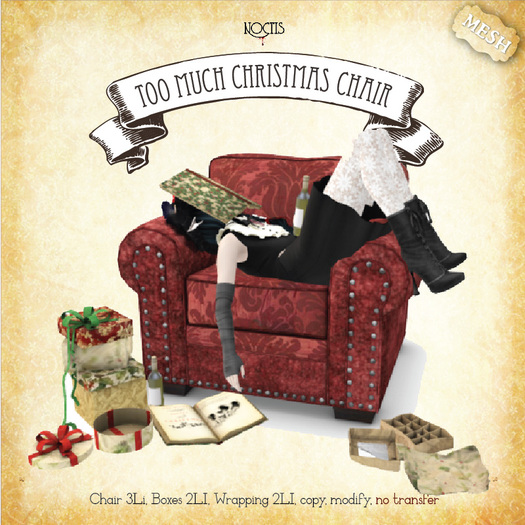 [noctis] Too much Christmas Chair BOXED