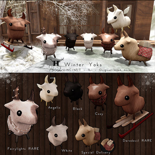 +Half-Deer+ Winter Yak - Black
