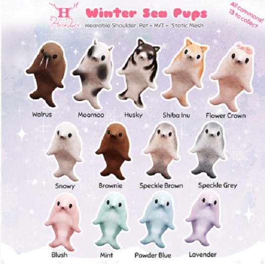 +Half-Deer+ Winter Sea Pups - Mint