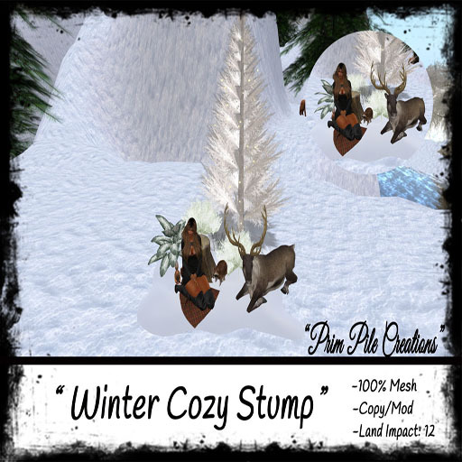 ~PPC~ Winter Cozy Stump