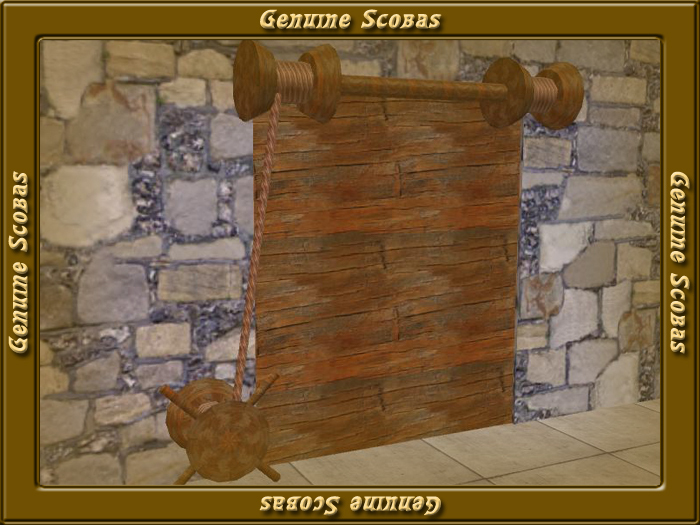 Scobas Drawbridge Working device scripted