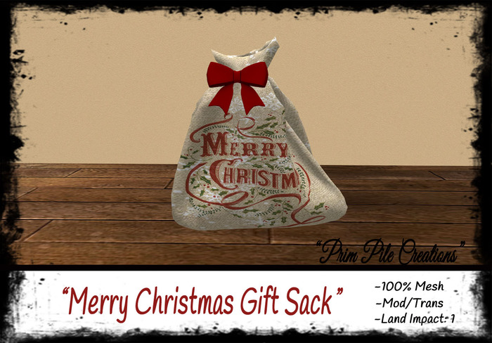 ~PPC~ Merry Christmas Gift Sack BOXED