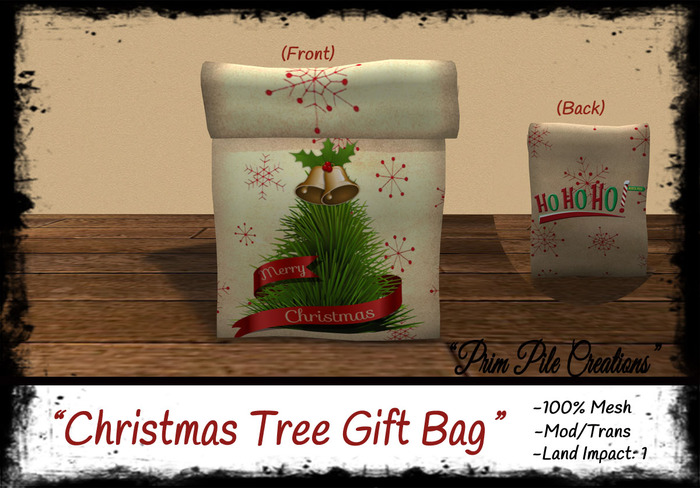 ~PPC~ Christmas Tree Gift Bag BOXED