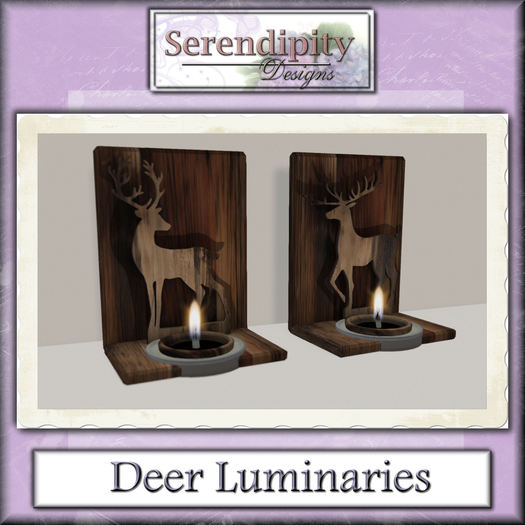 Serendipity Designs - Deer Luminaries