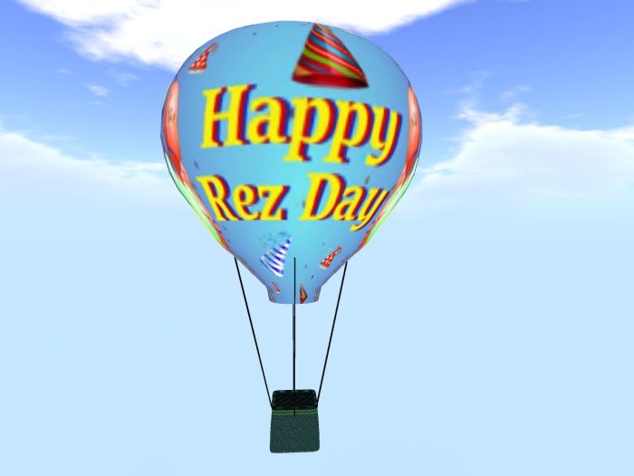 Happy Rez Day Hot Air Balloon