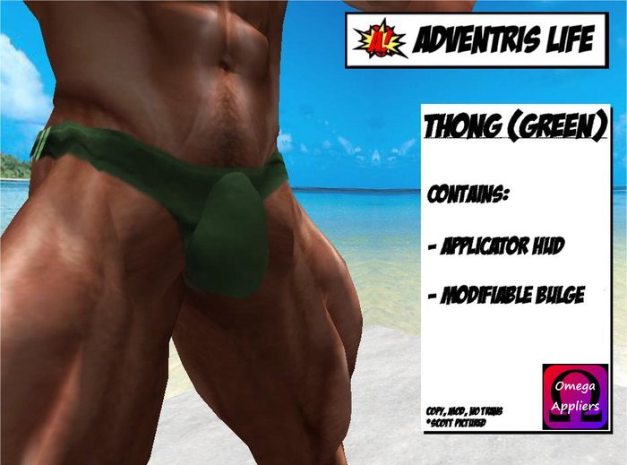 Adventris Life Thong GREEN - OMEGA HUD BOX
