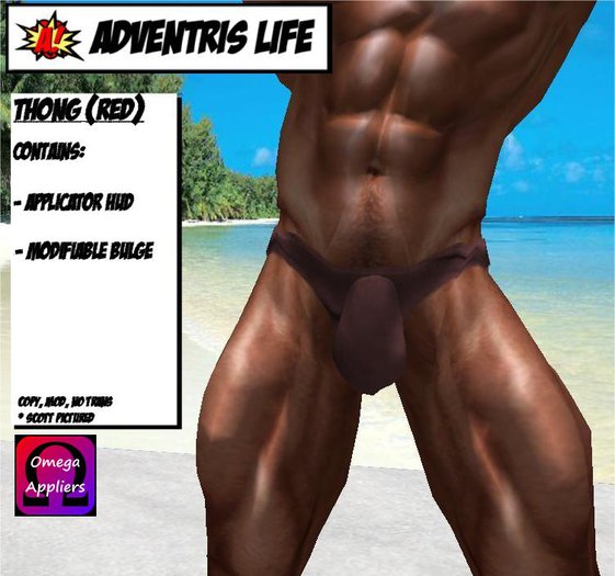 Adventris Life Thong RED - OMEGA HUD BOX