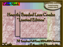 Heavily Beaded Lace Combo *LIMITED EDITION* Seamless Textures 