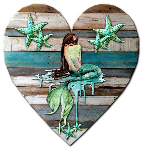 Wall Decor - Mermaid Heart