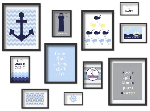 Wall Decor - Nautical Frames