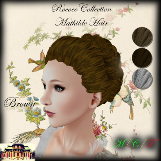 ~CdE~ Rococo Mathilde BROWN Wig