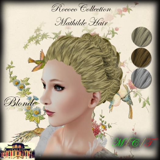 ~CdE~ Rococo Mathilde BLONDE Wig