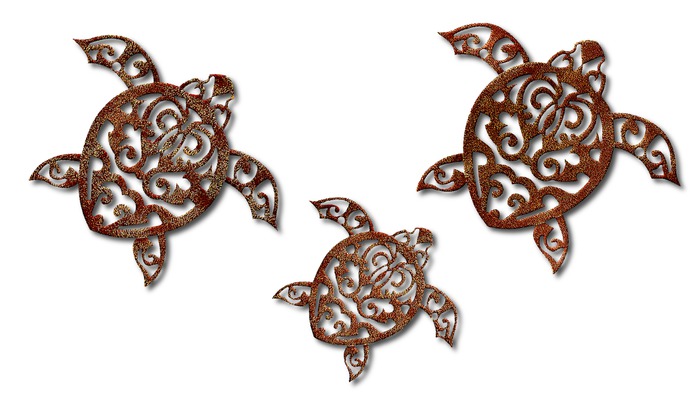 Wall Decor - Sea Turtle Trio