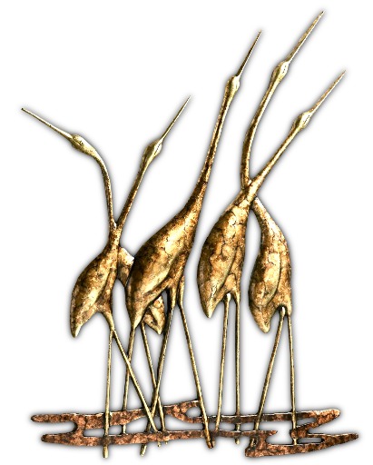 Wall Decor - Golden Heron