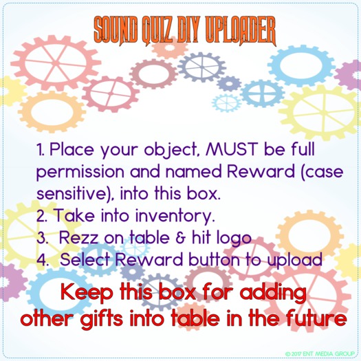 Sound Quiz DIY Reward Uploader