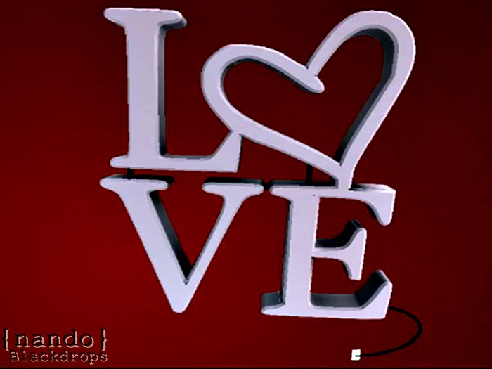 {nando} Love blinking neon