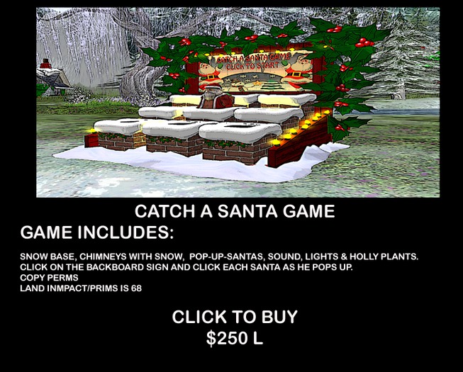 CATCH A SANTA GAME  BOXED