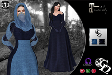 C&N Medieval dress Gadea blue maitreya