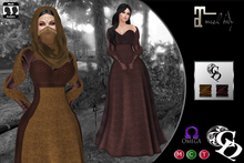 C&N Medieval dress Gadea browm maitreya